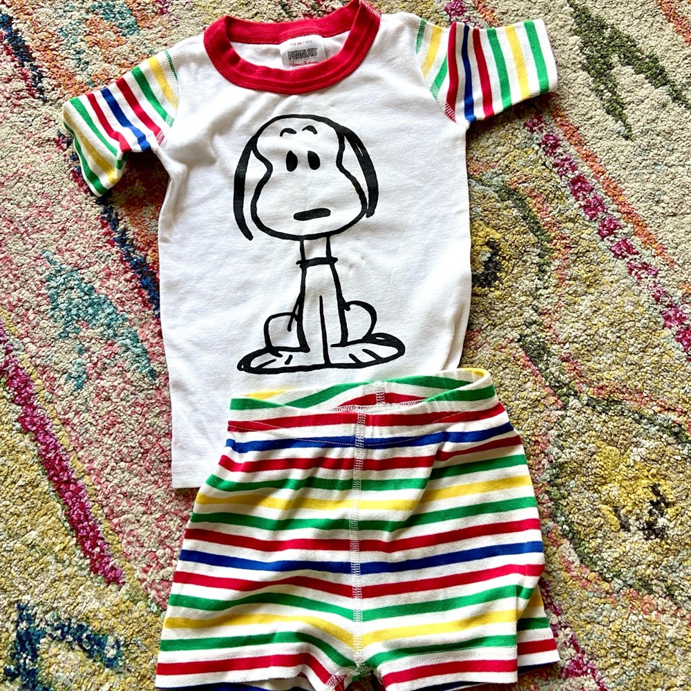 Hanna Andersson/Peanuts pajama set - kids size 4